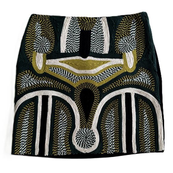 H&M Exclusive Embroidered Tube Skirt, Tribal Print size 4 - Picture 1 of 9